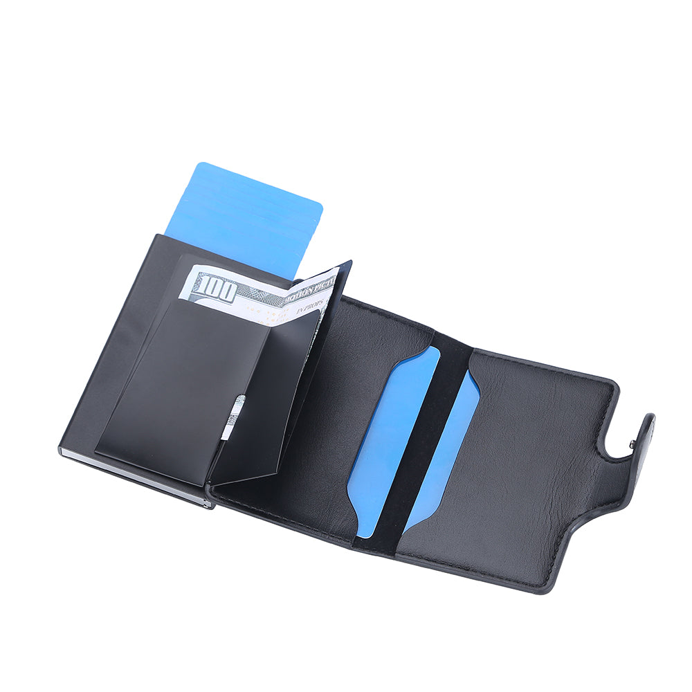 Cartera y Tarjetero de Aluminio de Lujo